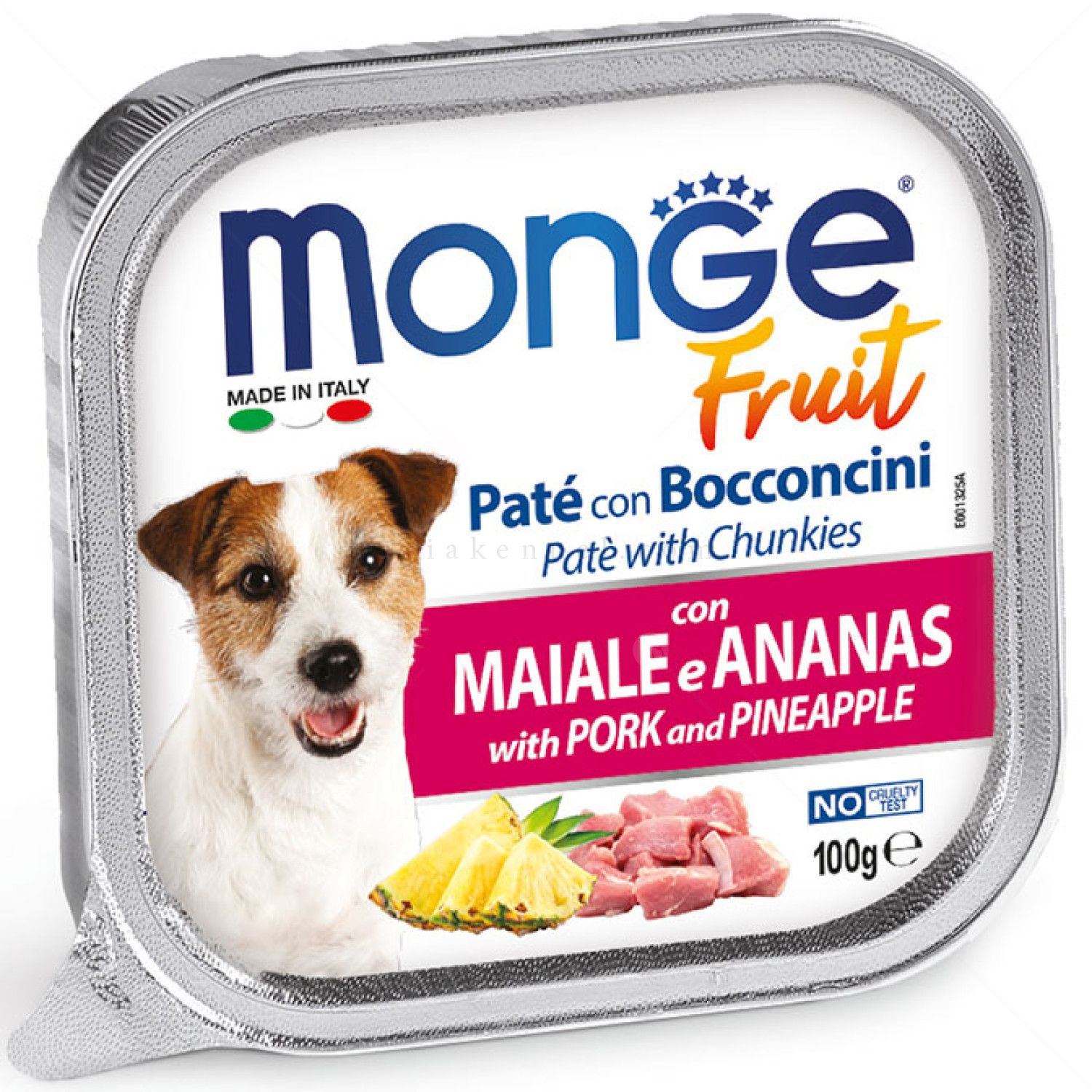 MONGE Fruit 100 гр. със свинско месо и ананас