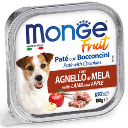 MONGE Fruit 100 гр. с агне и ябълки