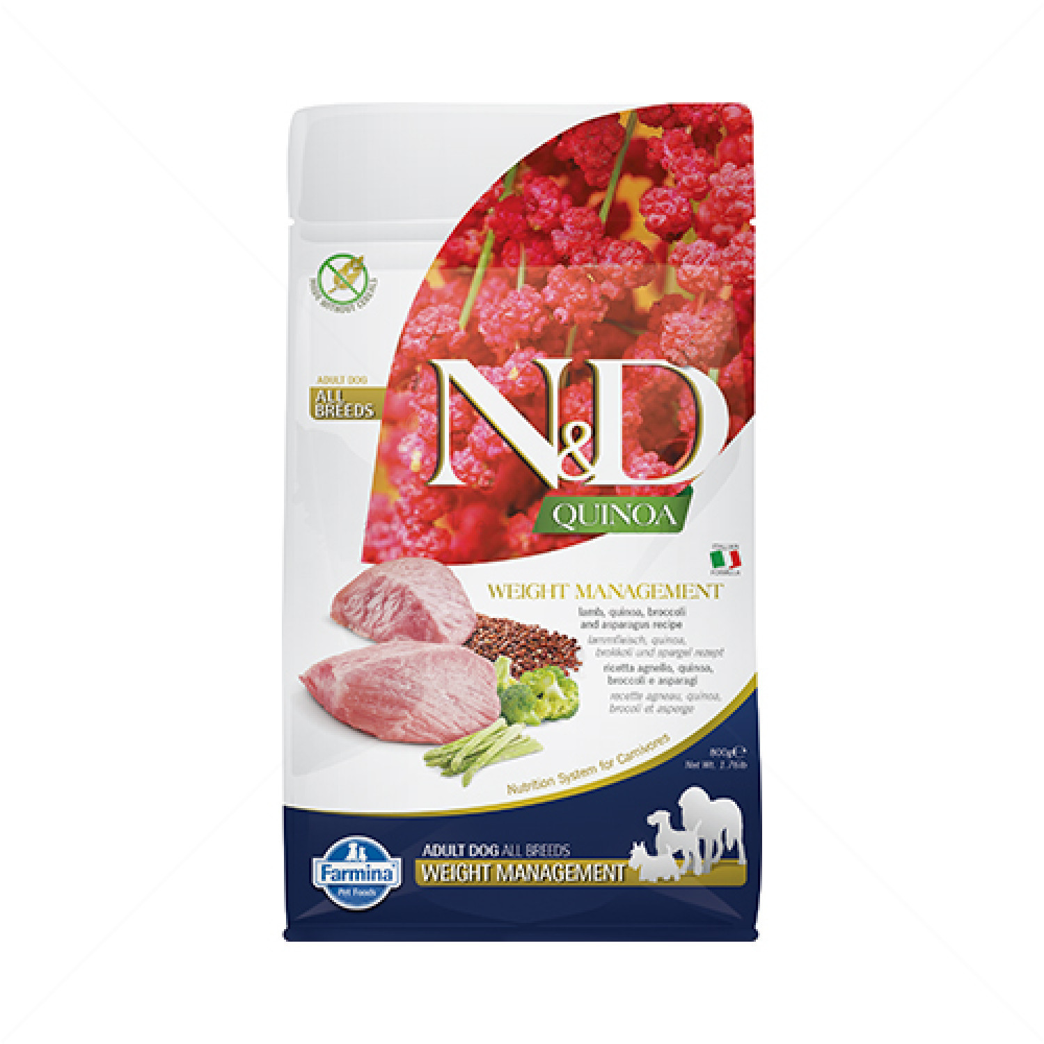 N&D Dog Quinoa Weight Management Lamb 0.800 кг.