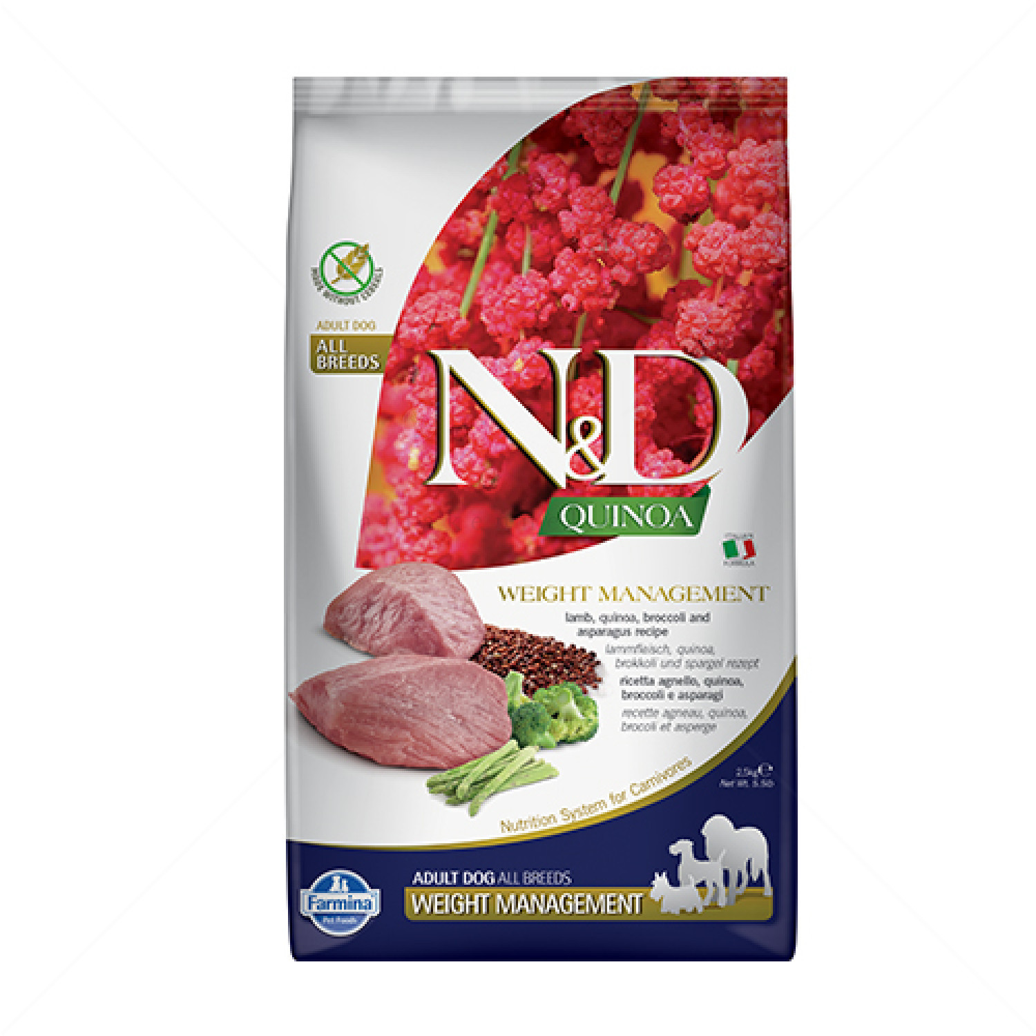 N&D Dog Quinoa Weight Management Lamb 2.500 кг.