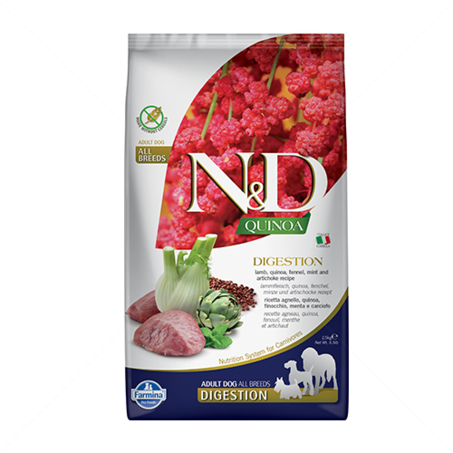 N&D Dog Quinoa Digestion Lamb 2.500 кг.