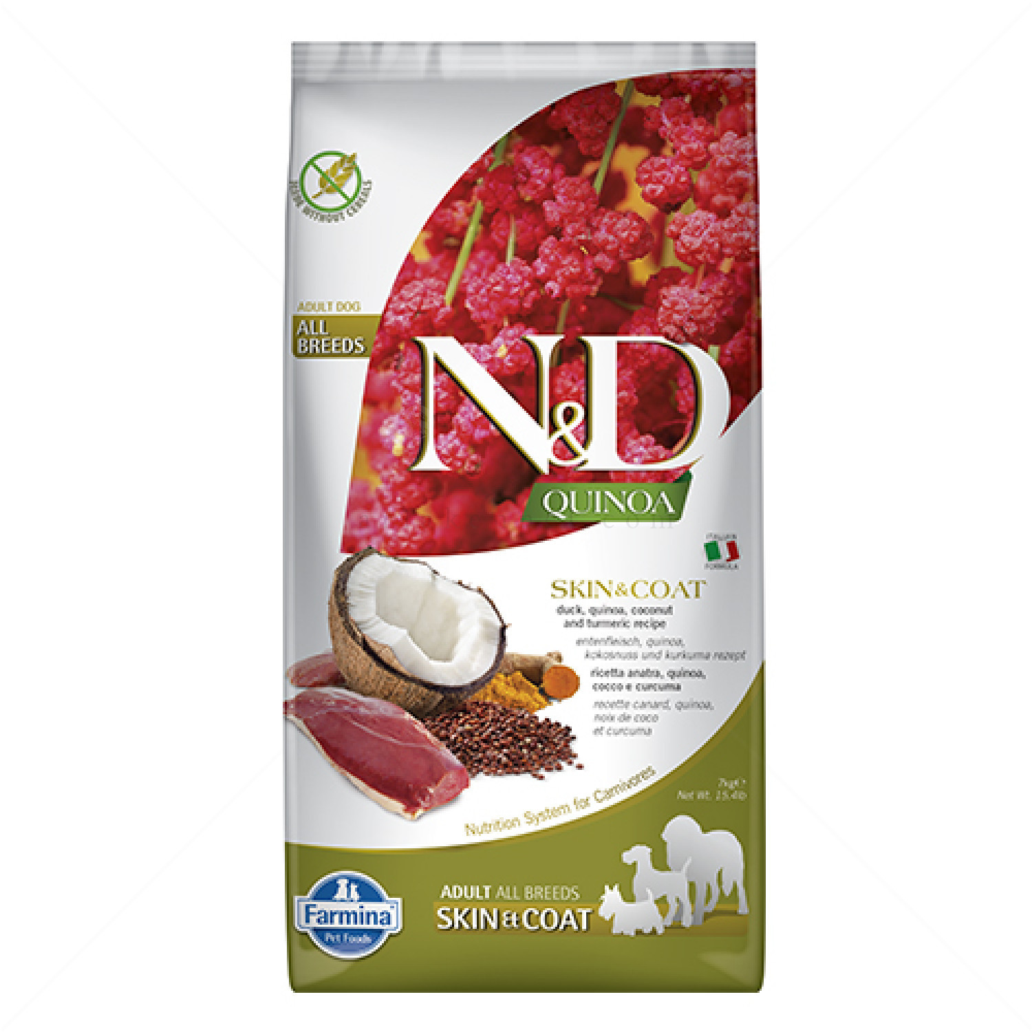 N&D Dog Quinoa Skin&Coat Duck 7 кг.