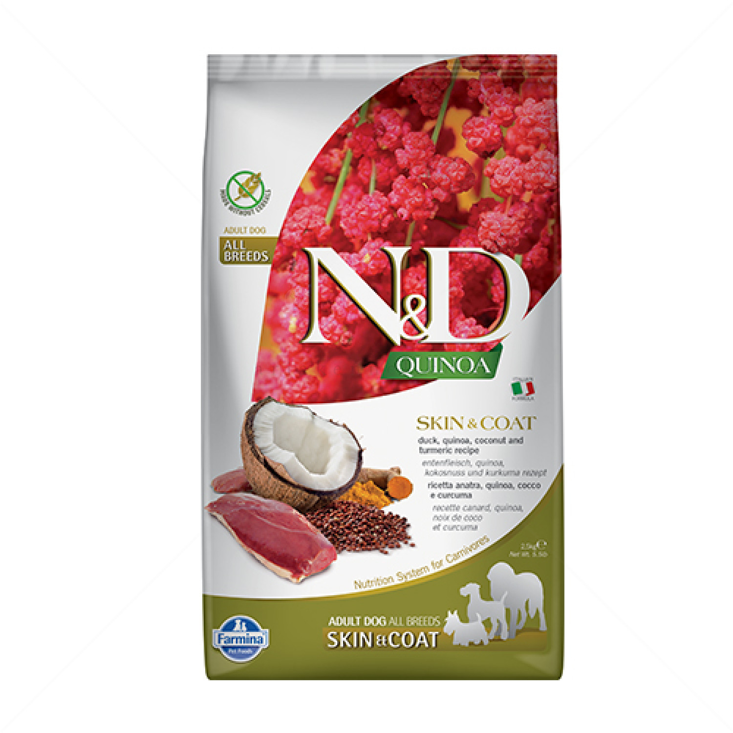 N&D Dog Quinoa Skin&Coat Duck 2.500 кг.