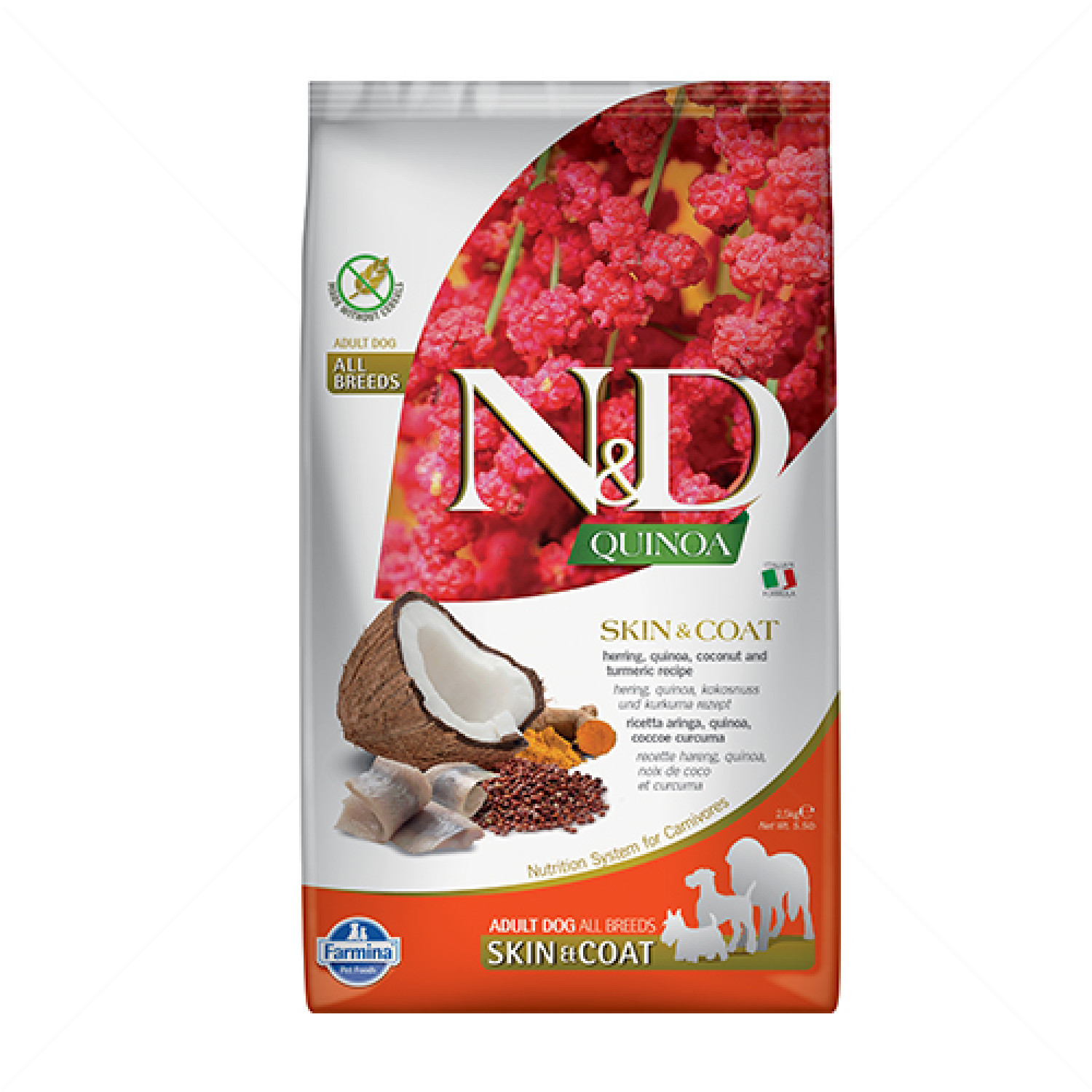 N&D Dog Quinoa Skin&Coat Herring 2.500 кг.