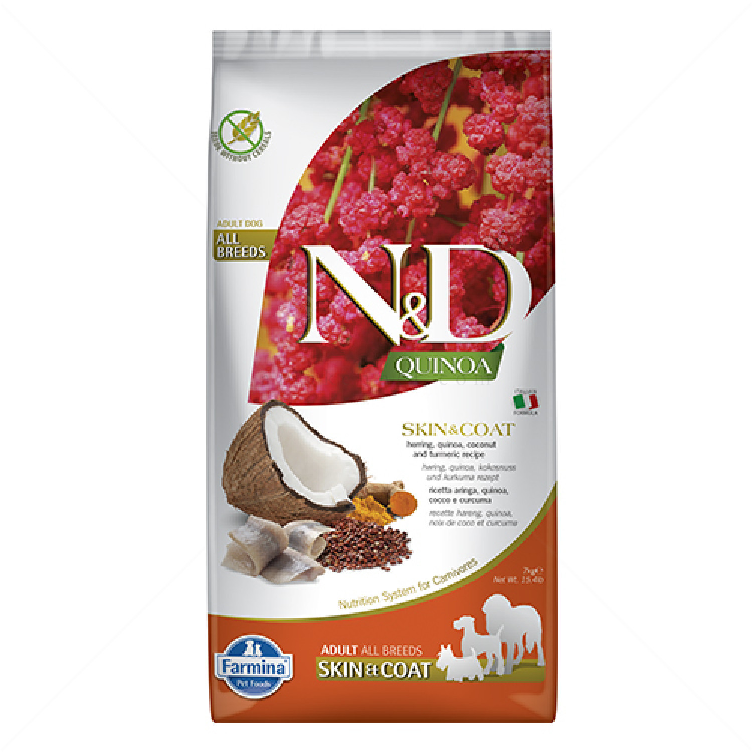 N&D Dog Quinoa Skin&Coat Herring 7 кг.