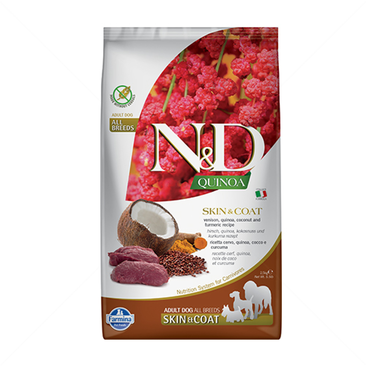 N&D Dog Quinoa Skin&Coat Venison 2.500 кг.