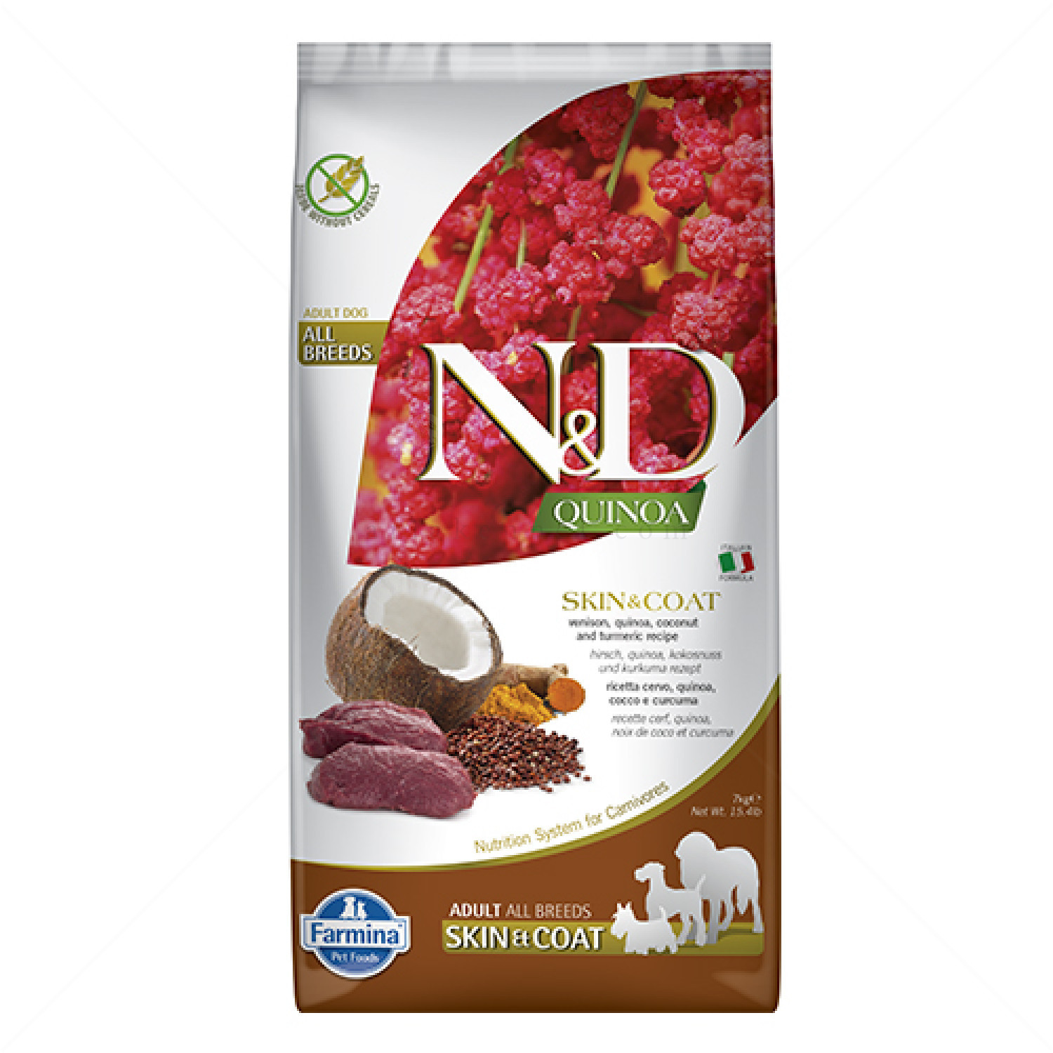 N&D Dog Quinoa Skin&Coat Venison 7 кг.