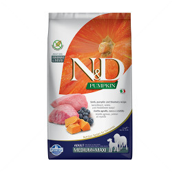 N&D Dog 2.500 кг Pumpkin Adult Medium&Maxi Lamb & Blueberry