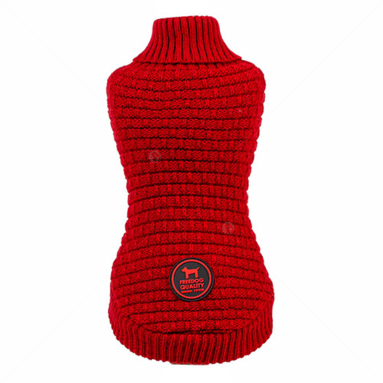 Плетен червен пуловер, FREEDOG Jersey Frapp, 45 см