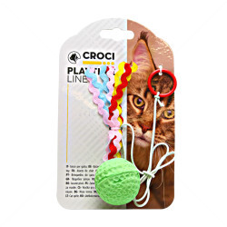 CROCI Дунапренено топче с ластик и опашка, зелено