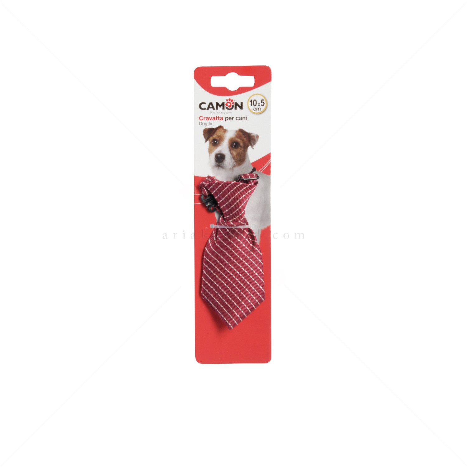 Вратовръзка на линии, CAMON, червена, малка