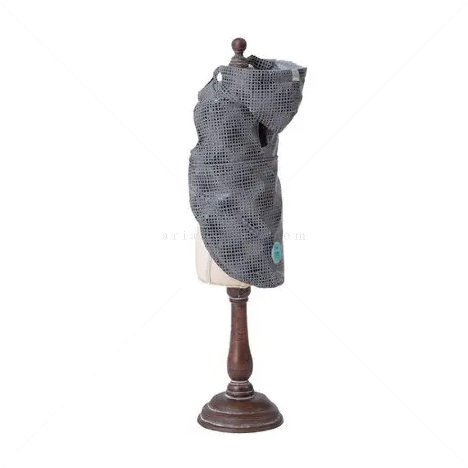 Светлоотразителна грейка с качулка, FREEDOG Abrigo Flash, сива, 35 см