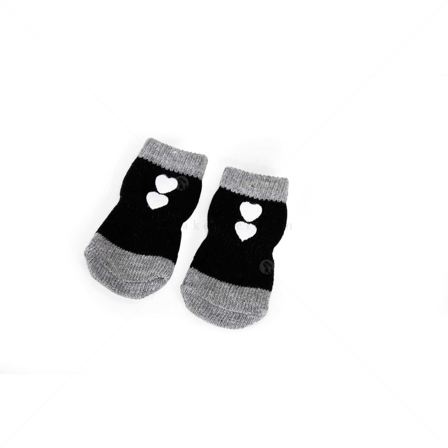 Противоплъзгащи се чорапи за кучета CAMON, размер 4,  4 бр, черни