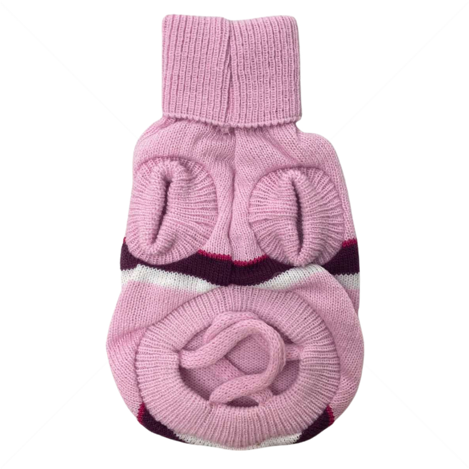 Плетен пуловер за бебета, поло, Модел 65, HAPPY PUPPY, 15-17 см