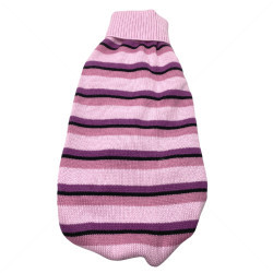 Плетен пуловер поло Модел 53, HAPPY PUPPY, XXL, 46-50 см