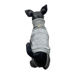 Плетен пуловер поло Модел 48, HAPPY PUPPY, XXS, 18-20 см.