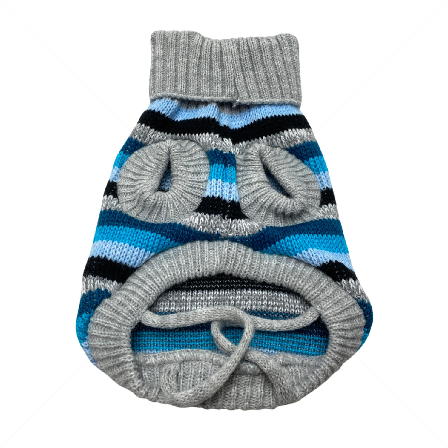 Плетен пуловер поло Модел 47, HAPPY PUPPY, XXS, 18-20 см