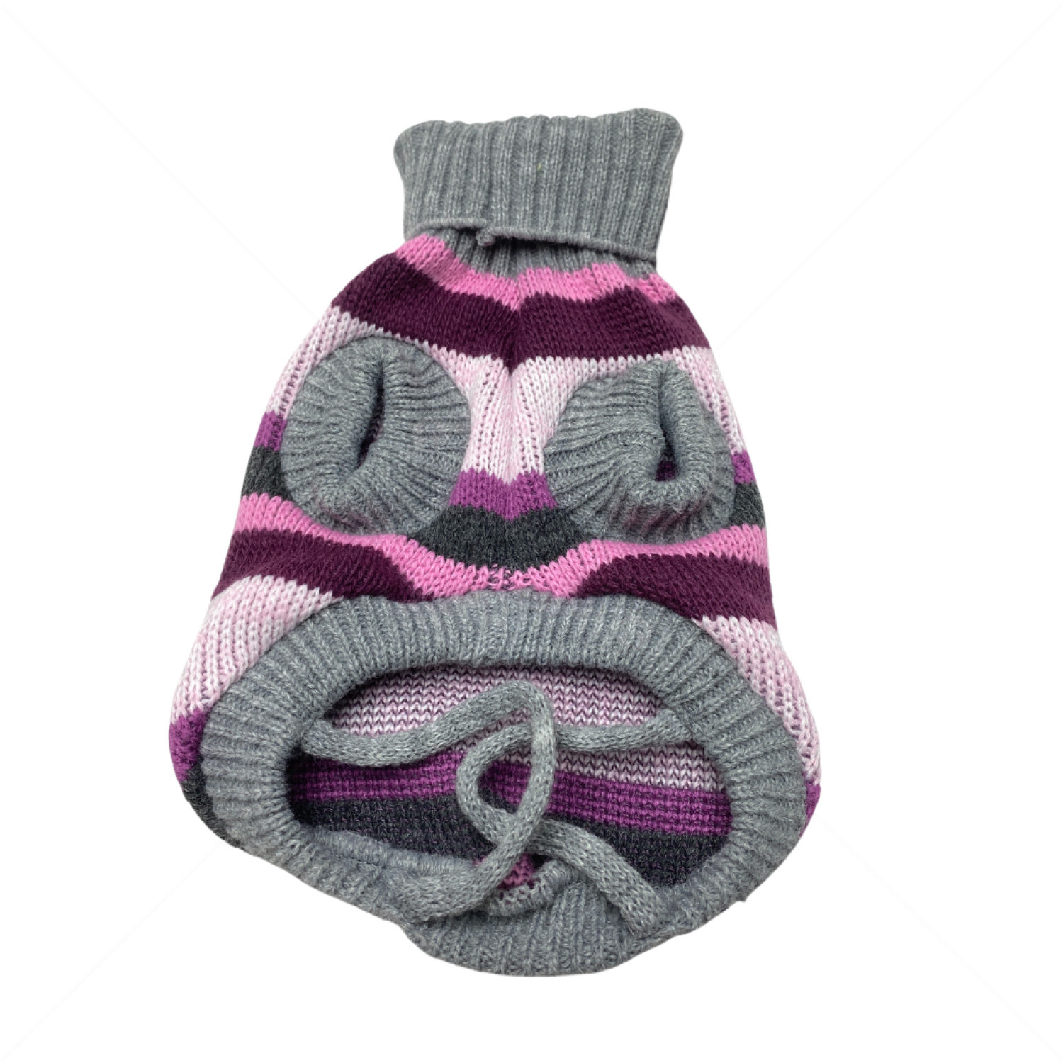 Плетен пуловер поло Модел 37, HAPPY PUPPY, XXS, 18-20 см