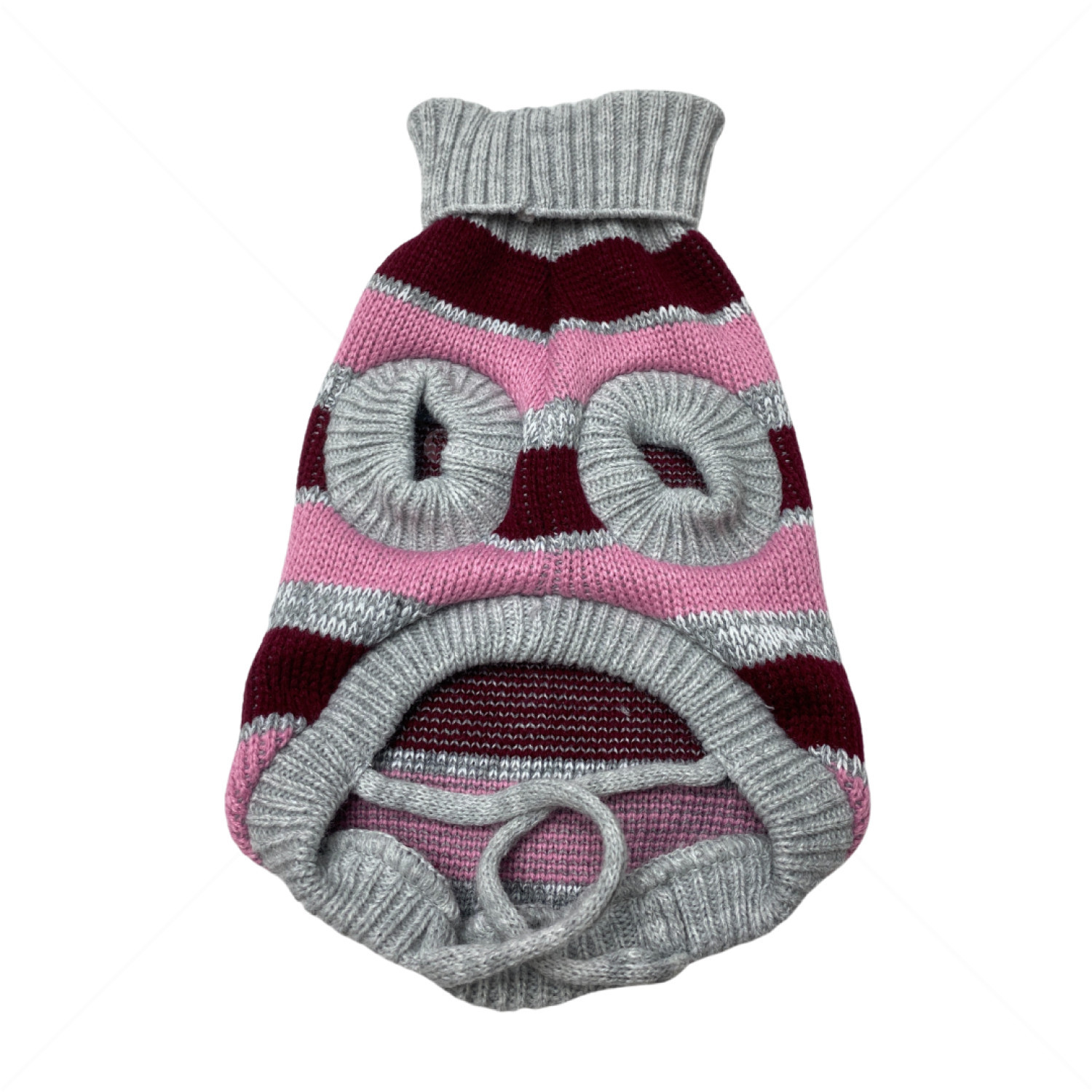 Плетен пуловер поло Модел 38, HAPPY PUPPY, XS, 22-24 см