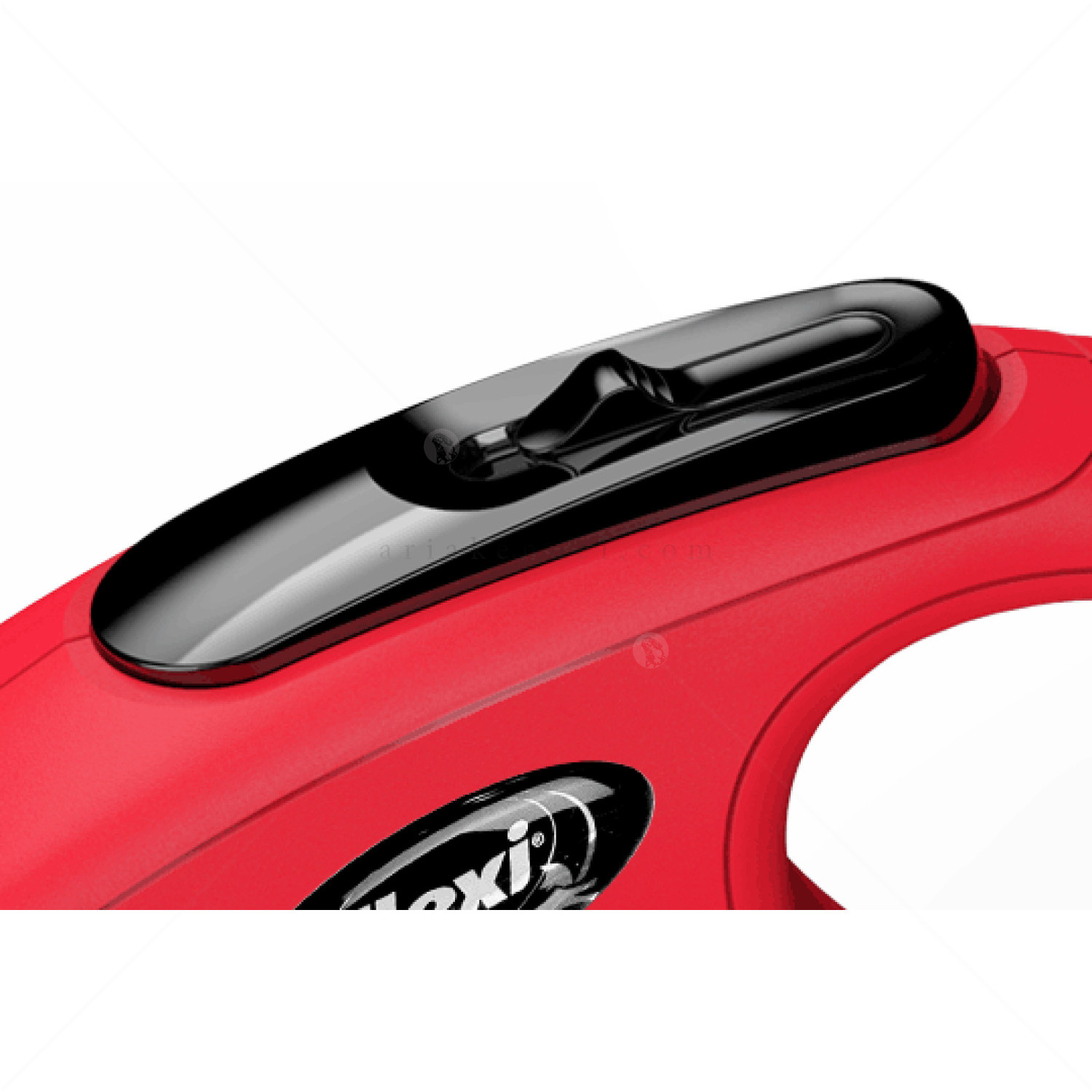 FLEXI Classic S лента – Автоматичен повод, лента, червен