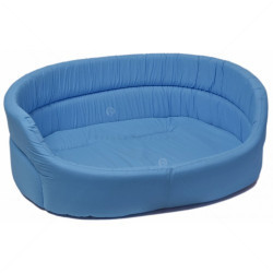 DUBEX Овално легло 55 Foam Bed, синьо, Medium