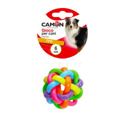 CAMON Цветна топка с възли, каучукова