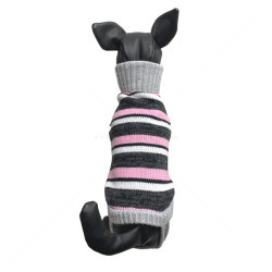 Плетен пуловер поло Модел 76, HAPPY PUPPY, XL, 40-44 см