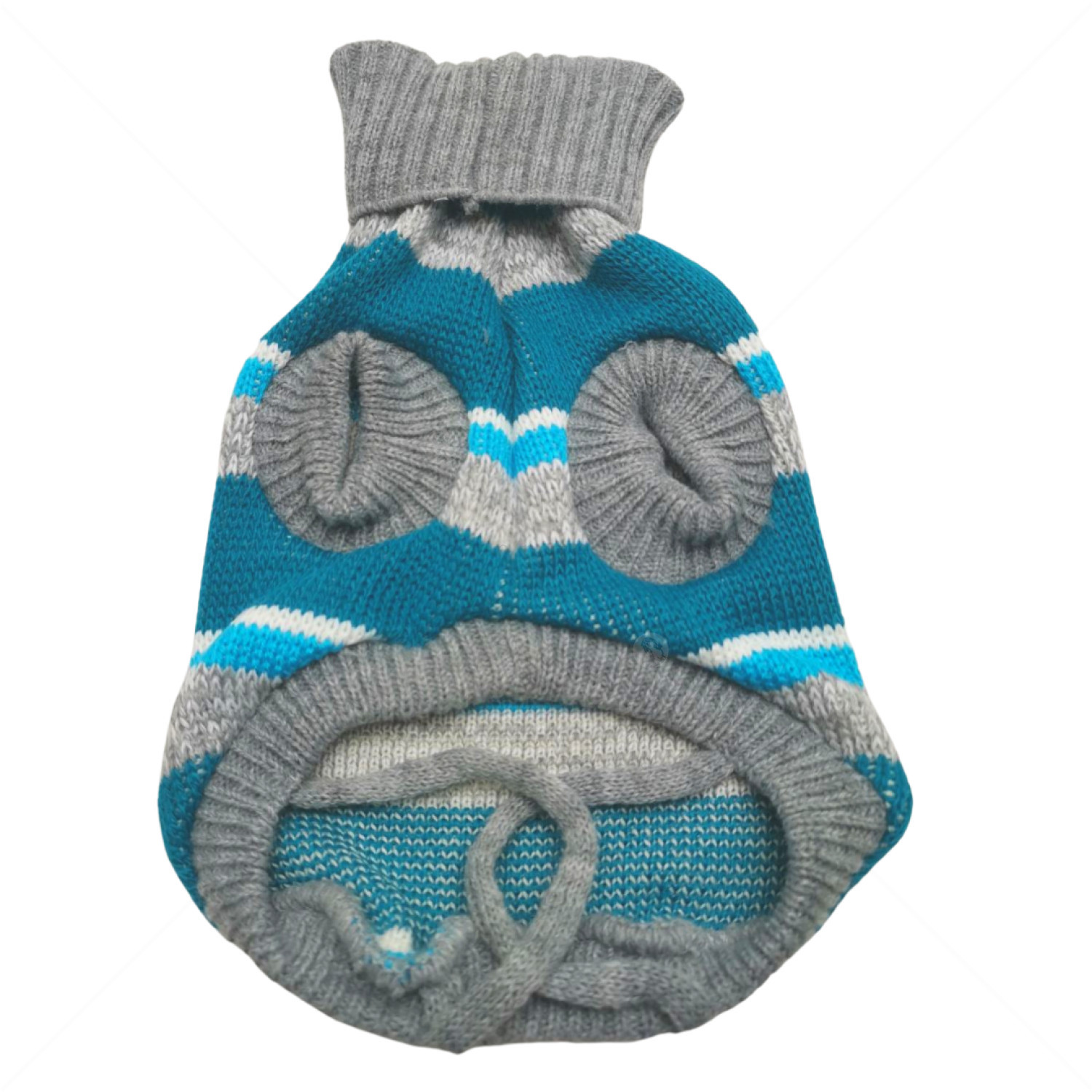 Плетен пуловер поло Модел 1, HAPPY PUPPY, XS, 22-24 см