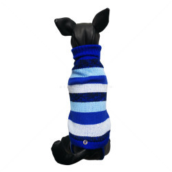 Плетен пуловер поло с дъждобран, размер M, HAPPY PUPPY, модел 1