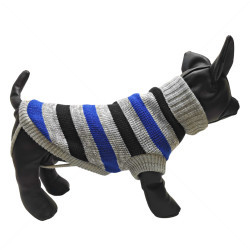 Плетен пуловер поло с дъждобран, размер XS, HAPPY PUPPY, модел 3