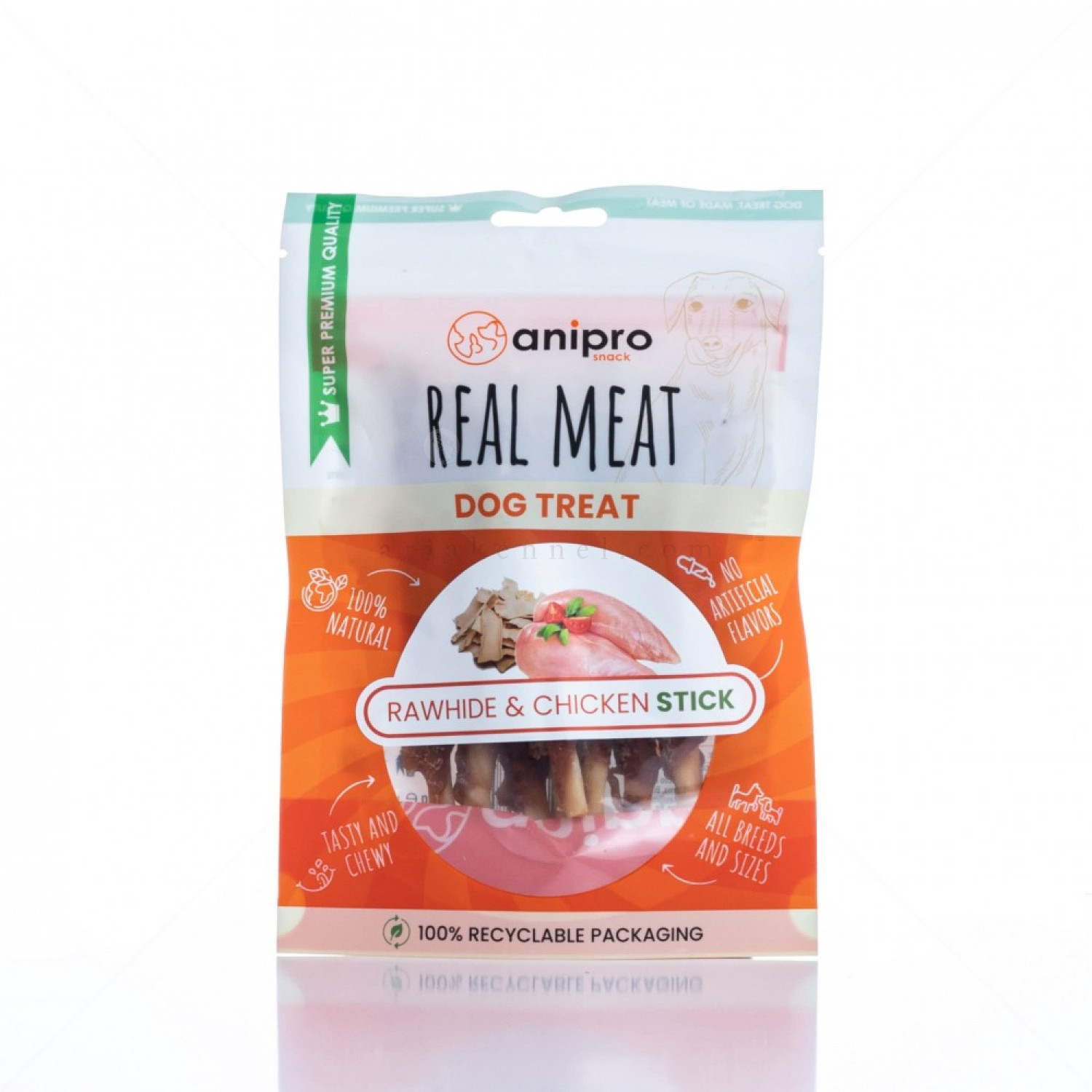 ANIPRO Real Meat Солети с пилешко месо, 12 см/80 гр.