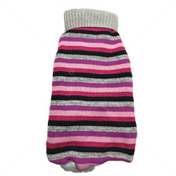 Плетен пуловер поло с дъждобран, размер L, HAPPY PUPPY, модел 14