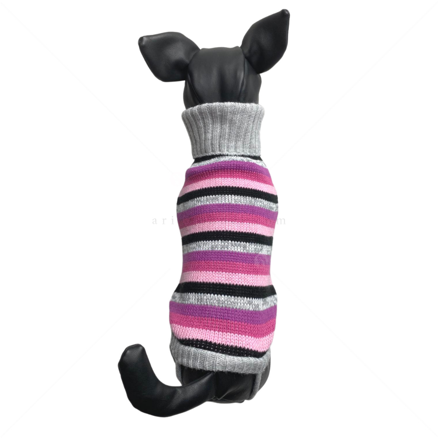Плетен пуловер поло Модел 75, HAPPY PUPPY, L, 34-38 см