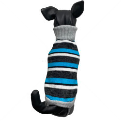 Плетен пуловер поло Модел 72, HAPPY PUPPY, M, 30-32 см