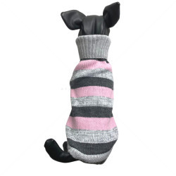 Плетен пуловер поло Модел 73, HAPPY PUPPY, XL, 40-44 см