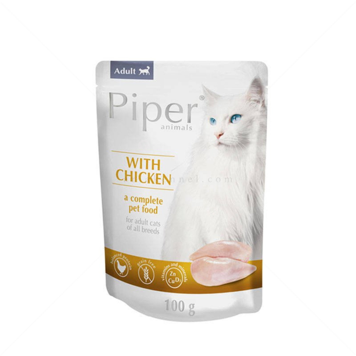 PIPER Cat Grain Free Adult 100 гр., с пилешко месо