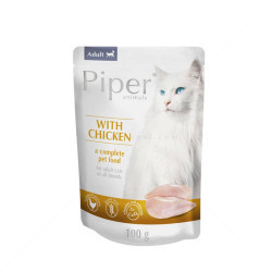 PIPER Cat Grain Free Adult 10x100 гр., с пилешко месо