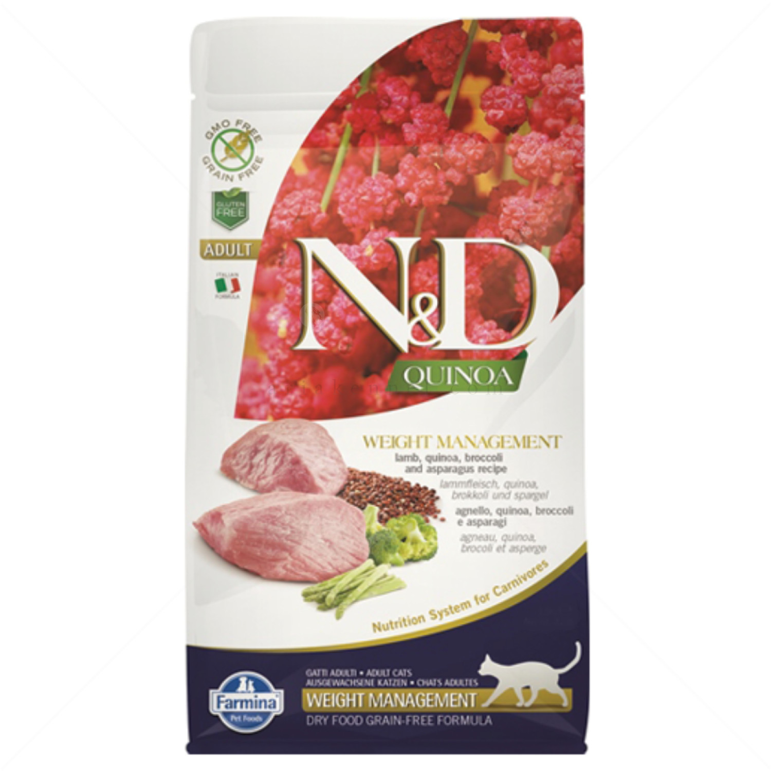 N&D Cat 0.300 кг. Quinoa Weight Management Lamb