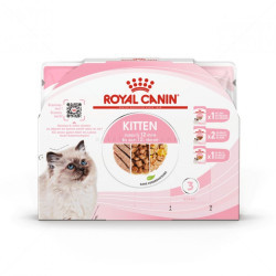 ROYAL CANIN® Kitten Pouch 4x85 гр. пастет, хапки в сос и в желе