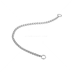 Нашийник - душач за късокосмести кучета NOBBY Chains, метален, 3.5 мм/60 см