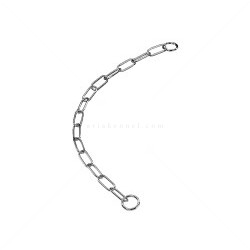 Нашийник - душач за дългокосмести кучета NOBBY Chains, метален, 4 мм/65 см