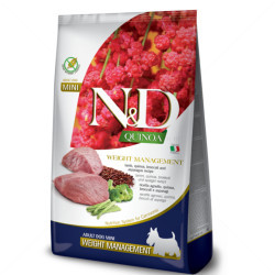 N&D Dog 0.800 кг Quinoa Mini Weight Management Lamb, broccoli and asparagus