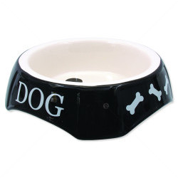 Керамична купа DOG FANTASY на кокалчета, черна