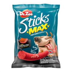 Месни стик бисквити с вкус на ребърца DR ZOO Sticks Max