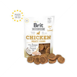 BRIT Jerky Snack 80 гр. – месни кръгчета с пилешко месо и насекоми