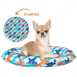 Охлаждаща постелка поничка на морски звезди FREEDOG Donut Refrescante Starfish