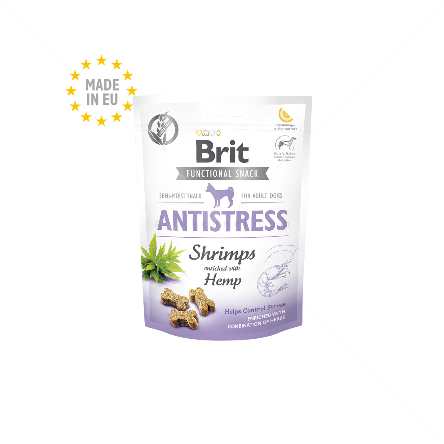 BRIT CARE Functional Snack 150 гр. Antistress Shrimps
