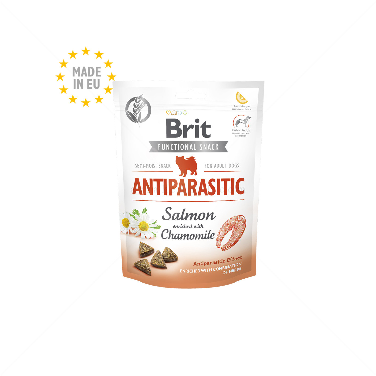 BRIT CARE Functional Snack 150 гр. Antiparasitic Salmon