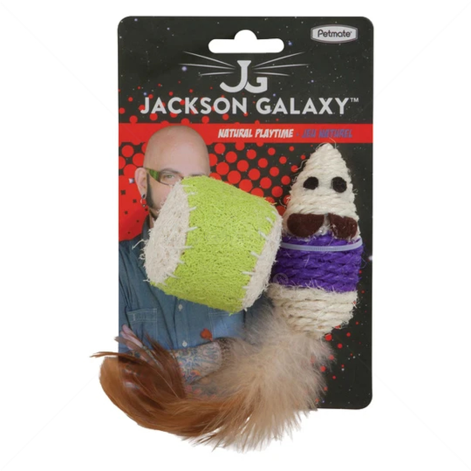 Комплект мишле и топче Jackson Galaxy от сизал и коноп