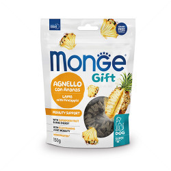 Меки хапки за грижа за ставите MONGE Gift Super M Mobility Support 150 гр, с агнешко месо и ананас